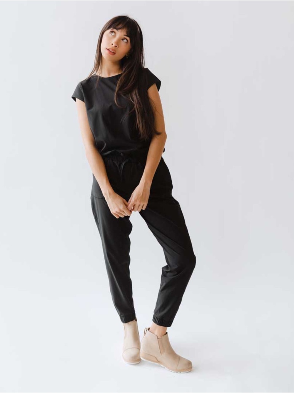Albion Black Signature Jumpsuit Womens Size S